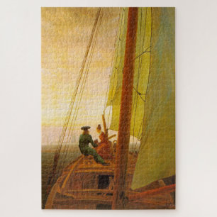 Puzzle En un velero: Obra maestra de Friedrich