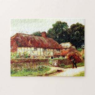 Puzzle En Witley Village por Helen Allingham