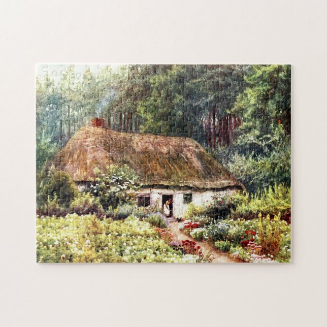 Puzzle En Wormley Wood por Helen Allingham (Horizontal)