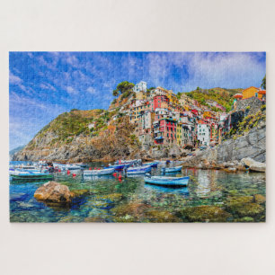 Puzzle Encantador pueblo costero en Cinque Terre