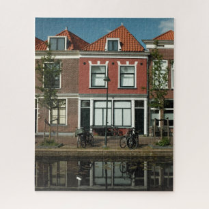 Puzzle Encantadora Casa de Canal Holanda Delft Países Baj