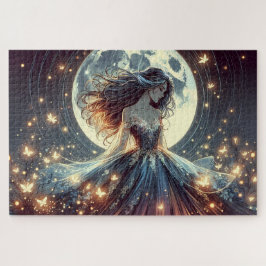 Puzzle Encantadora de Mariposas a la Luz de la Luna Fanta