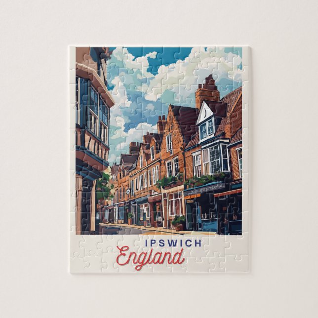 Puzzle Encantadora Inglaterra de Ipswich (Vertical)