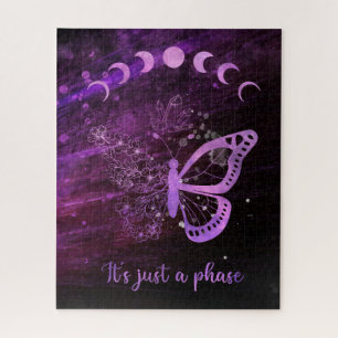 Puzzle Encantadora Mariposa Luna