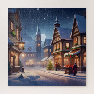 Puzzle Encantadores Navidades villa villa WWWWEN WWWWWER 