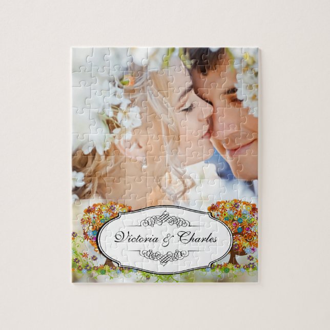 Puzzle Enchanted Forest Side Branch Wedding (Vertical)