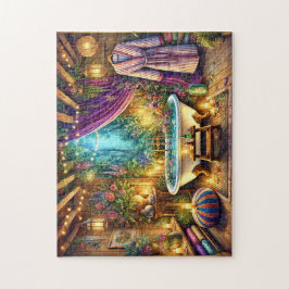 Puzzle Enchanted Forest Spa Bath Candlelit Garden