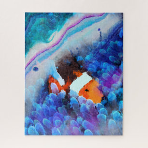 Puzzle Encontrar Nemo - Arte abstracto subacuático