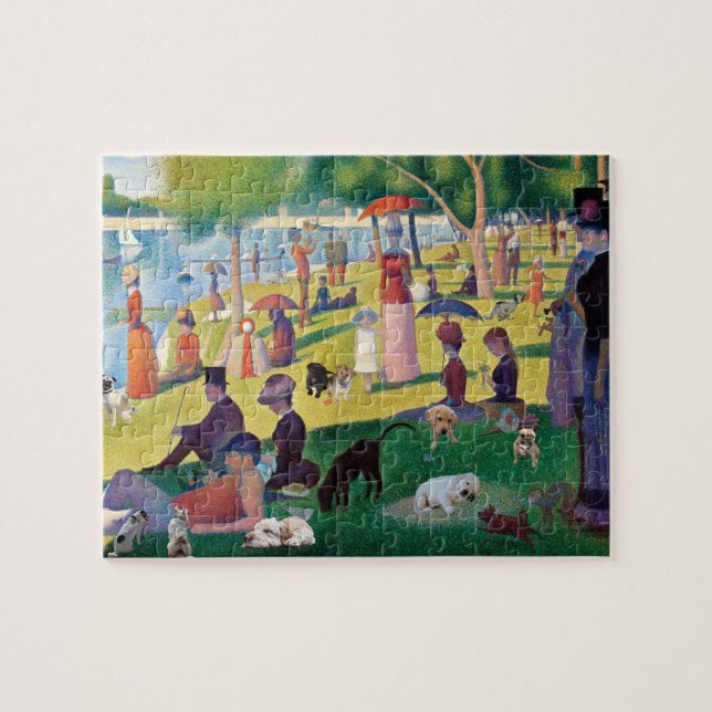 Puzzle Encuentro Dominical De Perros (Horizontal)