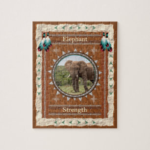 Puzzle Energía de la Fuerza del Elefante