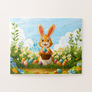Puzzle enfant 30 pièces - Lapin de Pâques