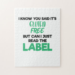 Puzzle Enfermedad Celiásica Grútida Leer La Etiqueta Glut