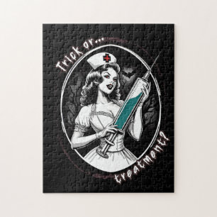 Puzzle Enfermera de Halloween