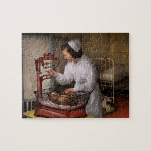 Puzzle Enfermera - la sala 1943 de la pediatría