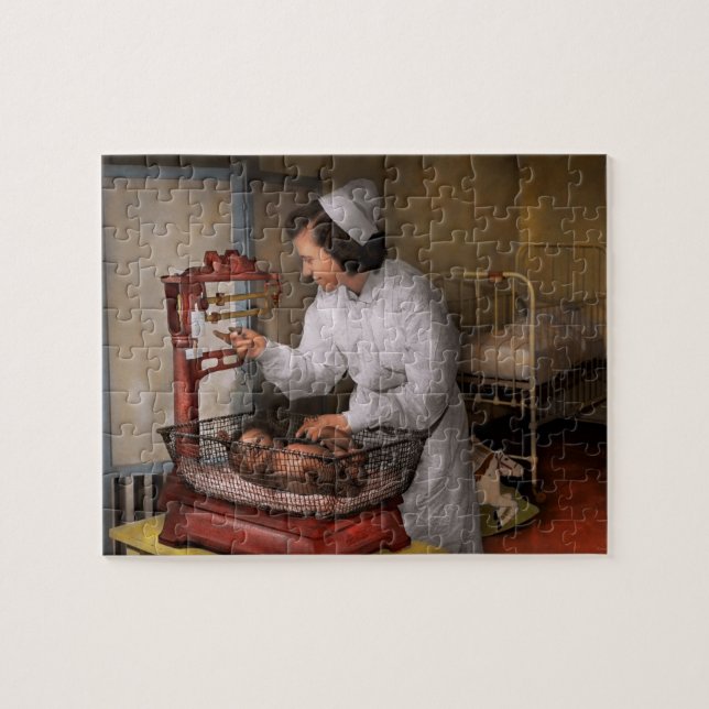 Puzzle Enfermera - La sala de pediatría de 1943 (Horizontal)