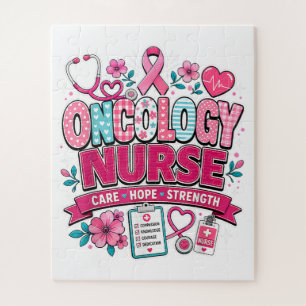 Puzzle Enfermera Oncológica Conciencia del Cáncer de Mama
