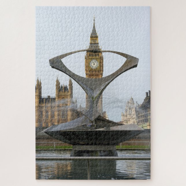 Puzzle Enfoque en Big Ben - Londres - 20x30 - 1014 pcs. (Vertical)
