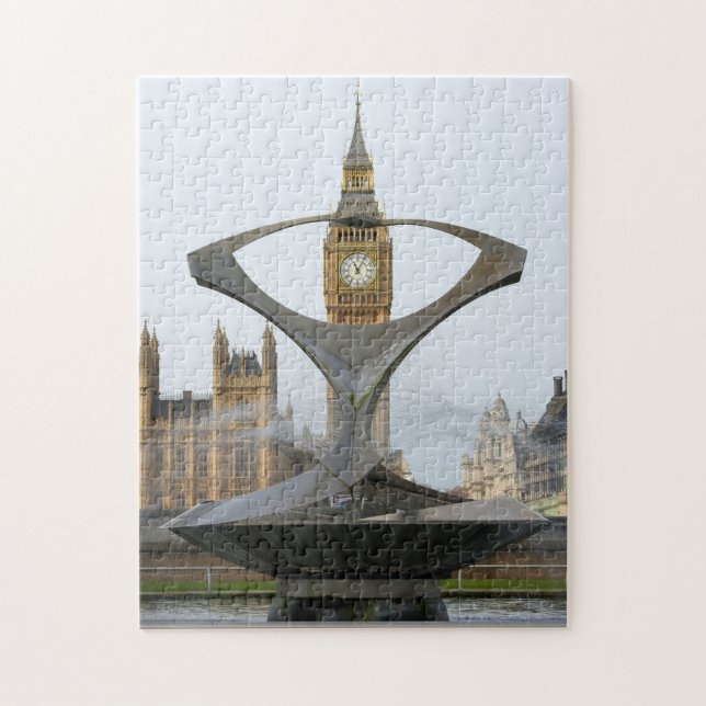 Puzzle Enfoque en el Big Ben - Londres - 11x14 - 252 pcs (Vertical)