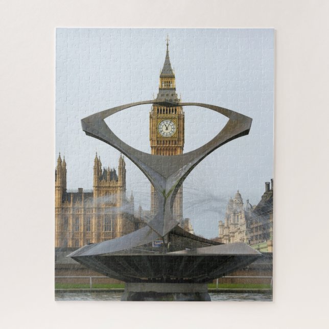 Puzzle Enfoque en el Big Ben - Londres - 16x20 - 520 pcs (Vertical)