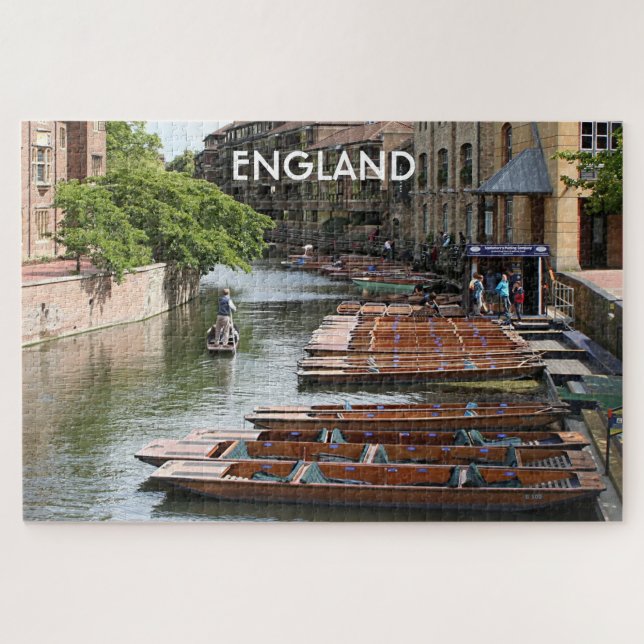 Puzzle England: Punts at Cambridge (Horizontal)