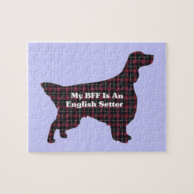 Puzzle English Setter BFF (Horizontal)