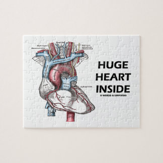 Puzzle Enorme Corazón Interior (Corazón Anatómico)