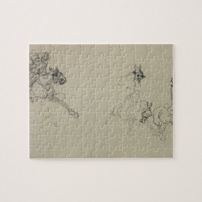 Puzzle Enrique de Toulouse-Lautrec el | Etude de Chevaux (Horizontal)