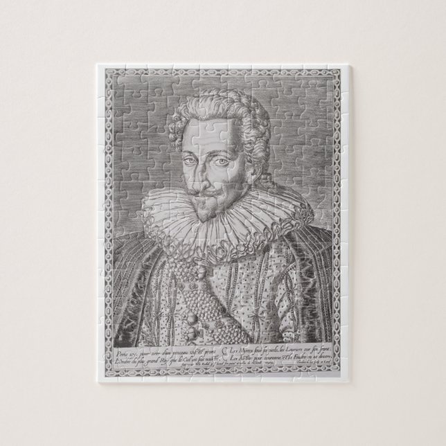 Puzzle Enrique IV (1553-1610) como rey de Navarra, 1589 (Vertical)