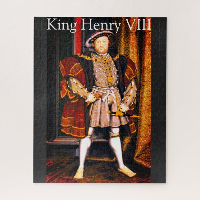 Puzzle Enrique VIII Tudores Historia Rey Inglaterra seis  (Vertical)