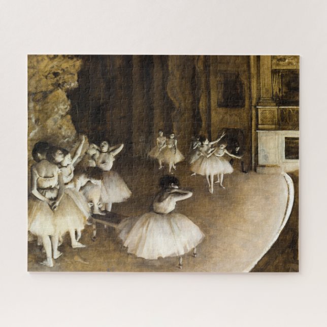 Puzzle Ensayo de ballet sobre el escenario de Edgar Degas (Horizontal)