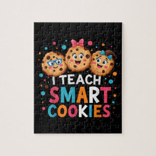 Puzzle Enseño a Galletas Inteligentes Maestra de Regreso 