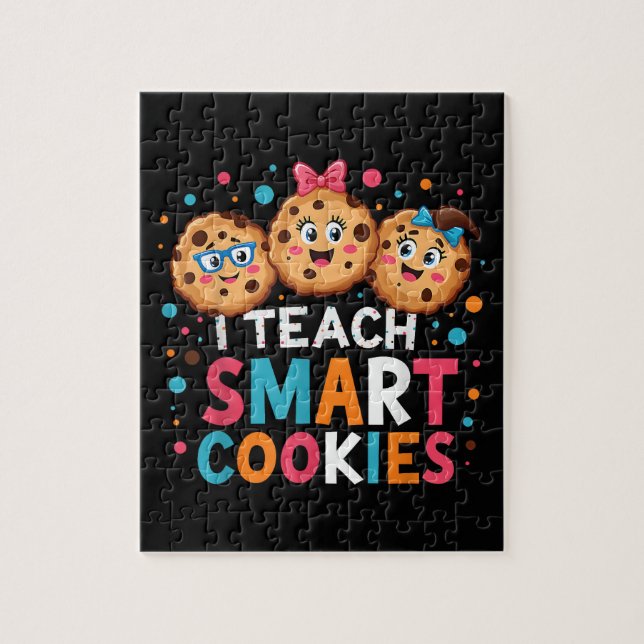 Puzzle Enseño a Galletas Inteligentes Maestra de Regreso  (Vertical)