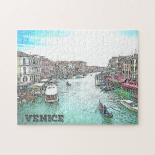 Puzzle Ente Gondola Venice Italy Gondola Boat Canal Gift