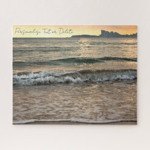 Puzzle Entorno marítimo de veraneo Sunset Beach personali
