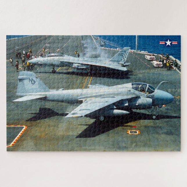 Puzzle ENTRADA A-6E y F-14 TOMCAT (20x30 PULGADAS) (Horizontal)