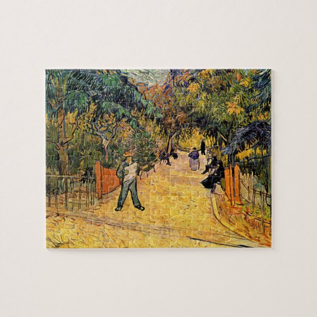 Puzzle Entrada al Parque Público de Vincent van Gogh (Horizontal)