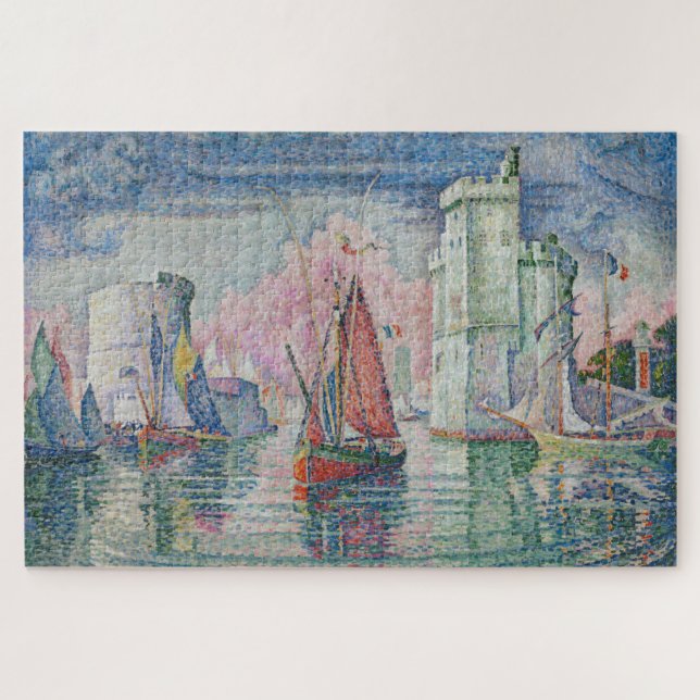 Puzzle Entrance of La Rochelle Harbor, Paul Signac (Horizontal)