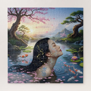 Puzzle "Entre la flor y la fórmula" - Un retrato digital