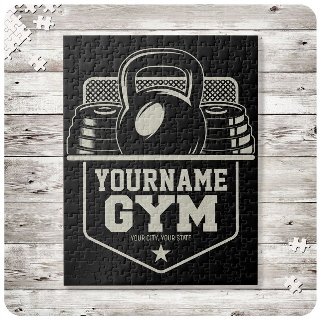 Puzzle Entrenador de fitness de Kettlebell para el GIMNAS (Subido por el creador)