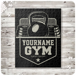 Puzzle Entrenador Personalizado de Fitness con Pesa Rusa 