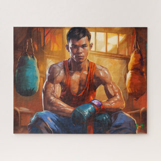 Puzzle Entrenamiento en Muay Thai: Comienza la lucha