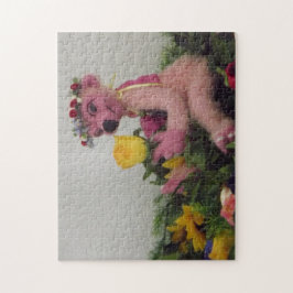 Puzzle Entzückeder pink Troll von MyTopTeddy