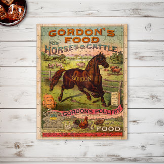 Puzzle Ephemera publicitaria de alimentos para animales d