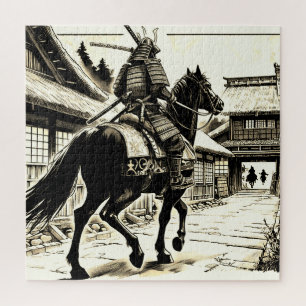 Puzzle Epic Samurai Rider Manga Arte Imprimir