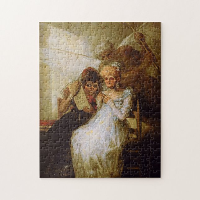 Puzzle Época de las mujeres mayores Francisco José de (Vertical)