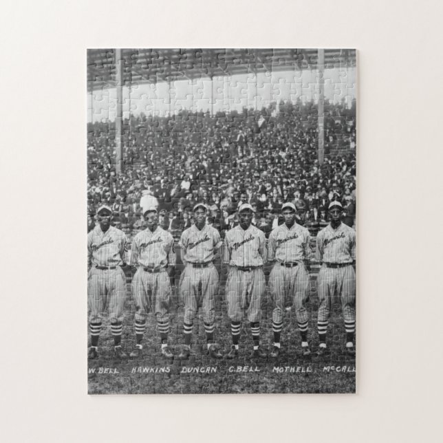 Puzzle Equipo de béisbol de los monarcas de Kansas City, (Vertical)