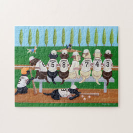 Puzzle Equipo de béisbol Labradors