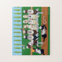 Puzzle Equipo de béisbol Labradors