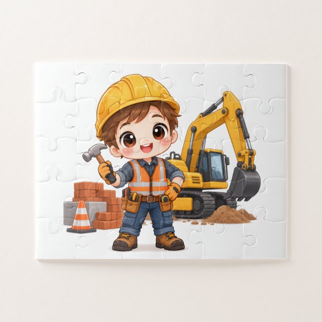 Puzzle Equipo de Construcción Junior (Horizontal)