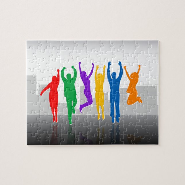 Puzzle Equipo de éxito (Horizontal)